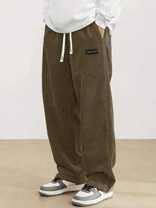 กางเกงวอร์มผ้าเทอร์รี่เนื้อนุ่มแบบเรียบง่าย ราคาส่งถูกที่สุด ขายดีที่สุด ผลิตตามสั่ง 100% ผ้าฝ้าย สำหรับผู้ชาย บริการ OEM และ ODM - Product Image 4