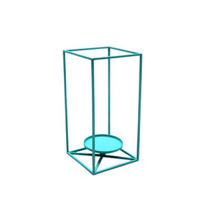 Décoration de maison couleur marron décoratif en forme de diamant chauffe-plat porte-bougie votive pot personnalisé - Product Image 3