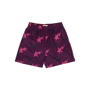 Pantalones cortos deportivos ligeros de poliéster para correr, malla suelta, playa, baloncesto, Fitness, gimnasio, deportes, Jogging, patrón sólido, pantalones cortos para hombre - Product Image 4