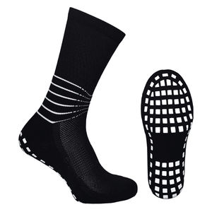 Calcetines deportivos personalizados de calidad superior fútbol antideslizante algodón silicona caucho estampado antideslizante Deporte Calcetines atléticos para hombres - Product Image 5
