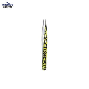 Pinzas Profesionales para Pestañas de Acero Inoxidable de Alta Precisión con Punta Lisa para Uso con Pestañas de Volumen - Product Image 1