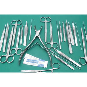 Ensemble de 78 pinces pour étudiants vétérinaires en micro-chirurgie Outils manuels en acier et en métal Base d'instruments chirurgicaux - Product Image 4