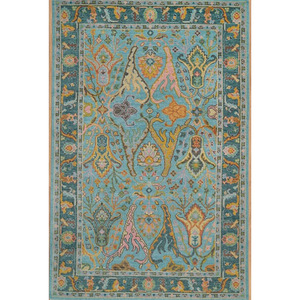 Custom Pink <b>Moss</b> Modern Oushak Style Hand Tufted Wool Rug Latex Backing Customized Highly Durable Handmade Antique Ethnic Rug - Product Image 1