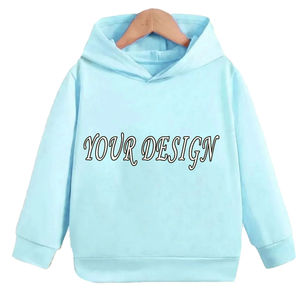 OEM ODM personalizado estampado de dibujos animados sudaderas con capucha de algodón pulóver sudaderas niños Sudadera con capucha de lana proveedor de alta calidad - Product Image 2