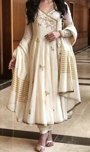 NEW TRENDY INDIAN & PAKISTANI DABKA EMBROIDERY ANARKALI ,PANT WITH DUPATTA DRESS for Party-wear-dress =2023 - Product Image 2