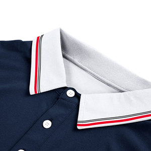 Polo pour homme de qualité supérieure, sublimation, léger, respirant, évacuation de l'humidité, toucher doux, logo personnalisé, OEM ODM en vrac - Product Image 4