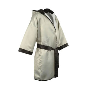Bata de Boxeo DWELT GEARS DG-9737 MMA para Hombre, Diseño de Bata Suave y Cómoda de Satén/Poliéster de Alta Calidad, Logotipo Personalizado, OEM/ODM Personalizado - Product Image 4