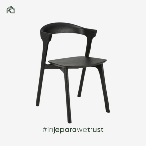 Silla de Comedor Moderna Impermeable de Madera de Teca Sólida con Reposabrazos de Cuero PU, Estilo Nórdico Ecológico para Hotel, Patio, Jardín, Restaurante, Exterior - Product Image 6