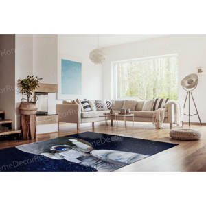 Alfombra con Estampado de Galaxia: Fácil de Limpiar, Pequeña, para Cuarto de Niño, Moderna, Infantil, Personalizada, Luna y Astronauta, Oficina, Alfombra de Tapiz - Product Image 2