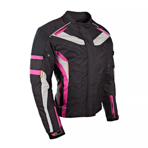 Chaqueta de moto para mujer Chaqueta de moto impermeable Cordura textil blindada CE para mujer - Product Image 1