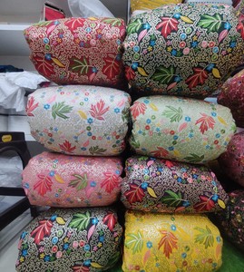 Tela bordada con lentejuelas-Material decorativo único