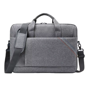 Sac de transport pour ordinateur portable unisexe en nylon léger et imperméable, style exécutif, poignées renforcées, capacité 18L-35L, pour les affaires - Product Image 1