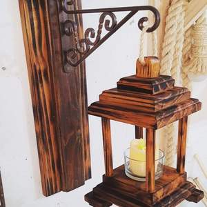 Decorative Wooden Candle <b>Lantern</b> Handcrafted <b>Vintage</b> Table <b>Lantern</b> for Home Festival Wedding Decor - Product Image 1