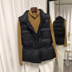 Chalecos blancos para mujer, abrigo cortavientos, Chaleco de Invierno para mujer, Chaleco corto sin mangas, chaqueta, chaleco ligero para calentar el cuerpo - Product Image 6