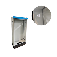 Boîtier de distribution métallique OEM, pliage de précision, finition thermolaquée, indice de protection IP55 pour la gestion du câblage, panneau électrique