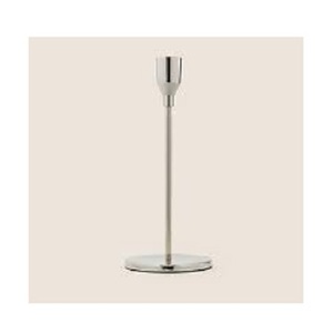 Portavelas de pilar de Metal plateado antiguo de alta calidad, mesa para Navidad, portavelas Diwali, decoración del hogar, Decoración de mesa - Product Image 1