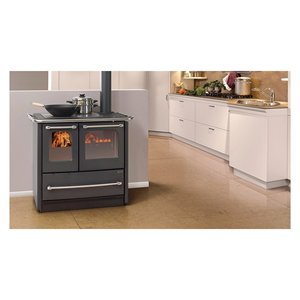 Poêle à bois Nordica SOVRANA EASY .16 NEAN Anthracite 7,5 kW 4 étoiles Dimensions 96,4x64,1x86 cm - Product Image 2