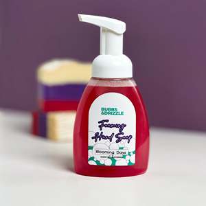 BLOOMING DAYS Savon Liquide Moussant pour les Mains aux Parfums Citron, Noix de Coco et Miel, Contient de l'Alcool, de l'Eau, de l'Aloe Vera, de l'Huile d'Olive et de la Glycérine - Product Image 1