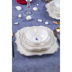 Acar 365 Love giardino porcellana 24 pezzi cena Set - Product Image 1