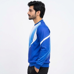 Sweat-shirt pour homme en tissu polyester lisse, offrant une qualité d'impression vive, un confort léger et une grande résistance. - Product Image 4