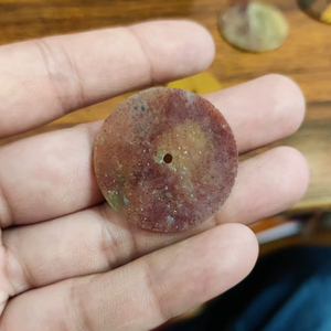 Lapis-lazuli naturel bleu rond plat de 30 mm, qualité excellente, pierre précieuse en vrac, idéal pour la fabrication de bijoux avec perçage gratuit - Product Image 6