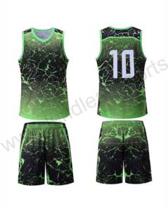 Maillots de basket-ball professionnels personnalisés pour hommes chemise ensembles courts uniformes de basket-ball à séchage rapide du collège vierge - Product Image 5
