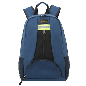 Mochila Oxford Azul con Cierre de Cremallera, Estilo Simple, Múltiples Bolsillos, para Uso Laboral, 7 Pulgadas - Product Image 1