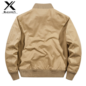 Nueva tendencia de los hombres a prueba de viento de invierno de calle alta chaquetas de lana de algodón abrigos con cremallera prendas de vestir exteriores de talla grande piloto chaquetas de moda para hombres - Product Image 6