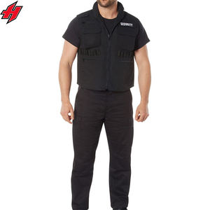 Chaleco DE SEGURIDAD negro Tira de chaqueta Fábrica de seguridad personal Alta visibilidad Chaleco de alta visibilidad Trabajo Ropa DE TRABAJO DE SEGURIDAD reflectante - Product Image 3