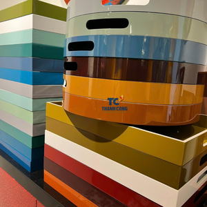 PLATEAU LAQUE fait main pour décor de salle à manger rustique fabriqué au Vietnam avec des plateaux décoratifs en laque vietnamienne authentiques Design - Product Image 6