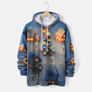 Sweats à capuche d'hiver confortables pour hommes avec impression par sublimation, respirants et à séchage rapide, avec poche, meilleur prix - Product Image 1