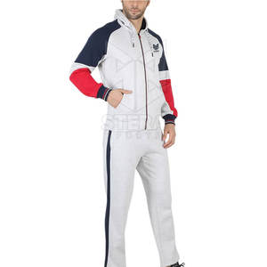 Trajes de chándal de invierno para hombre nueva moda patrón sólido 100% algodón con cremallera con cuello con capucha logotipo personalizable transpirable de talla grande - Product Image 4