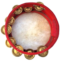 Hot Selling Price Various Colors Adjustable Wooden Tambourine Musical Instruments for Music Tambourine