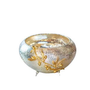 Design exclusif marteau doré fini travail avec poignée saladier pour hôtel maison restaurant décoratif table salon - Product Image 6