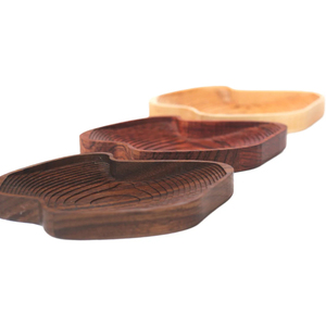 Bandeja DE SERVICIO DE MADERA hecha a mano, perfecta y duradera, elegante para desayuno, café, té y exhibición decorativa a precios con descuento - Product Image 4