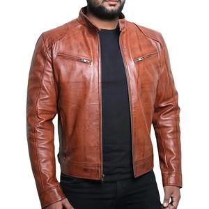 Veste en cuir noir de haute qualité pour hommes/veste en cuir pour hommes vestes pour hommes 2024 arrivée cuir véritable de haute qualité - Product Image 3