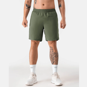 Bermuda en spandex à séchage rapide pour homme avec poches cachées tissées de style sportif à taille élastique-Service OEM disponible - Product Image 2