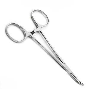 Meilleure vente Halsted Micro pince à artère de moustique de haute qualité en acier inoxydable allemand 10cm 12cm pince droite incurvée manuelle - Product Image 2