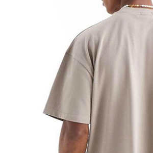 Camiseta de algodón 100% para hombre, ajuste holgado, nuevo estilo, secado rápido, deportes, entrenamiento, ropa activa, camisetas para hombre, venta al por mayor, gimnasio para hombre - Product Image 6