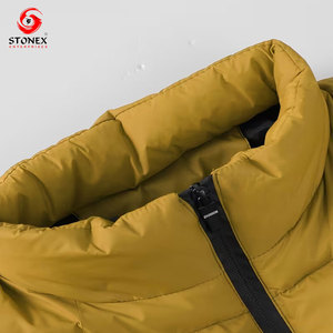 Gilet matelassé léger et élégant pour homme, coupe ajustée, décontracté, pour l'hiver, avec fermeture éclair, vêtement d'extérieur durable en 100% polyester - Product Image 3