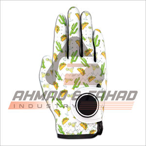 Surtidor: A & F Ind. Guantes de golf de cuero Cabretta Premium suaves y transpirables con empuñaduras de cuero genuino para deportes - Product Image 4