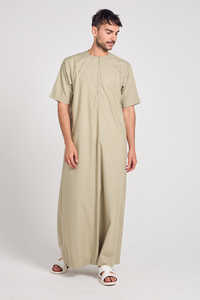 Thobe / Thawb alta calidad mejor diseño hombres musulmán Thobe uniforme de talla grande precio barato hombres musulmanes Thobe - Product Image 3