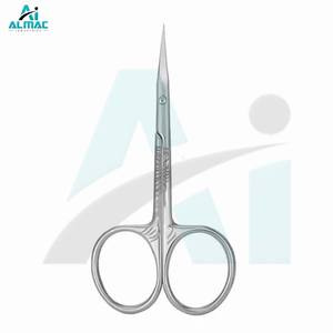 ALMAC OEM Tijeras para cutículas Cuchillas de punta fina con logotipo personalizado Recorte suave de cutícula Perfecto para el cuidado profesional de las uñas - Product Image 4