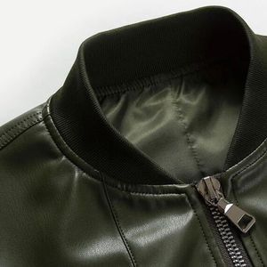 Chaqueta de Cuero de Piel de Oveja para Hombre al por Mayor 2026, Chaqueta de Alta Calidad con Impresión Personalizada en Diferentes Colores, Bien Diseñada para Hombres - Product Image 5