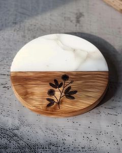 Nouvelle arrivée Plant Coaster avec Minimal Botanical Design Succulent Leaf Drink Coaster pour les amoureux de la nature Home Decor - Product Image 6