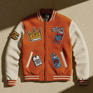 Vestes universitaires Letterman de baseball avec logo personnalisé OEM 2025 Fabricants de vêtements Veste de baseball personnalisée Veste Letterman personnalisée - Product Image 5