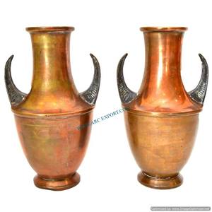 Finition de couleur bleu royal et oiseaux Designer Créé Urne de qualité supérieure Monument Urnes de crémation Urnes en laiton Merveilleuses Urnes robustes - Product Image 4