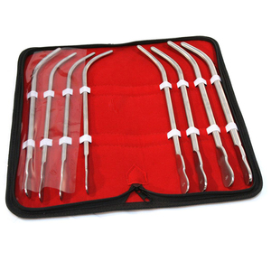 ชุดเครื่องมือตรวจทางปัสสาวะแบบโค้งรูปตัว J ขนาด 11 นิ้ว ยี่ห้อ Van Buren จำนวน 8 ชิ้น ได้รับการรับรองมาตรฐาน CE มีบริการ OEM ผลิตจากสแตนเลส - Product Image 3