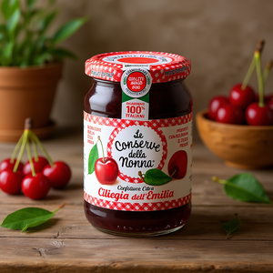 Confitures de la Nonna - Confitures de la grand-mère - Confiture de cerises extra - 330g x 12 pièces - Conservation à température ambiante - Product Image 3