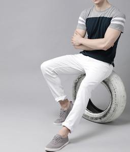 Camiseta personalizada Ropa de calle de alta calidad Camiseta de algodón en blanco de gran tamaño Camiseta de hombre con estampado de alta calidad - Product Image 4